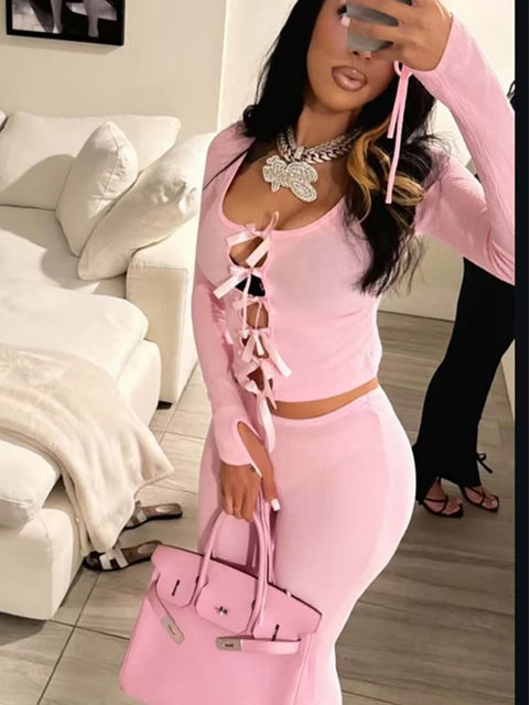 Pretty In Pink Pant Set