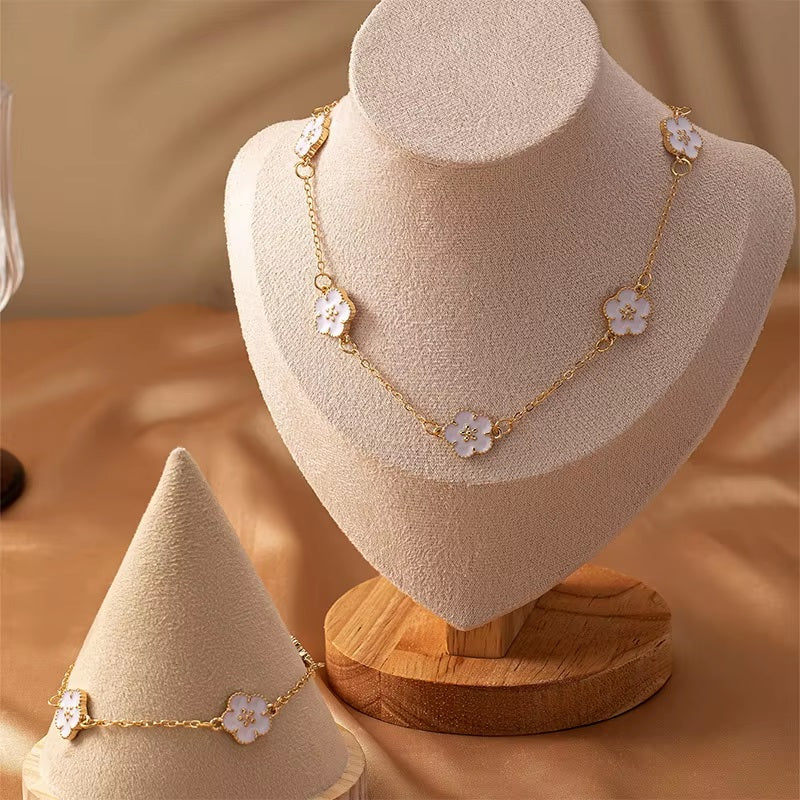 White Flower Jewelry